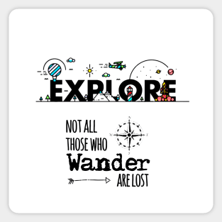 Explore Sticker